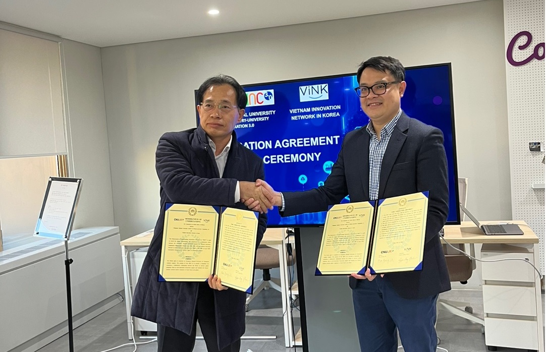 VINK và Đại học Quốc gia Chungnam ký kết thỏa thuận hợp tác cho chương trình LINC3.0